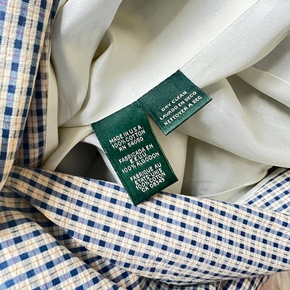 RALPH LAUREN Gingham Single Breasted Blazer - Picture 9 of 9